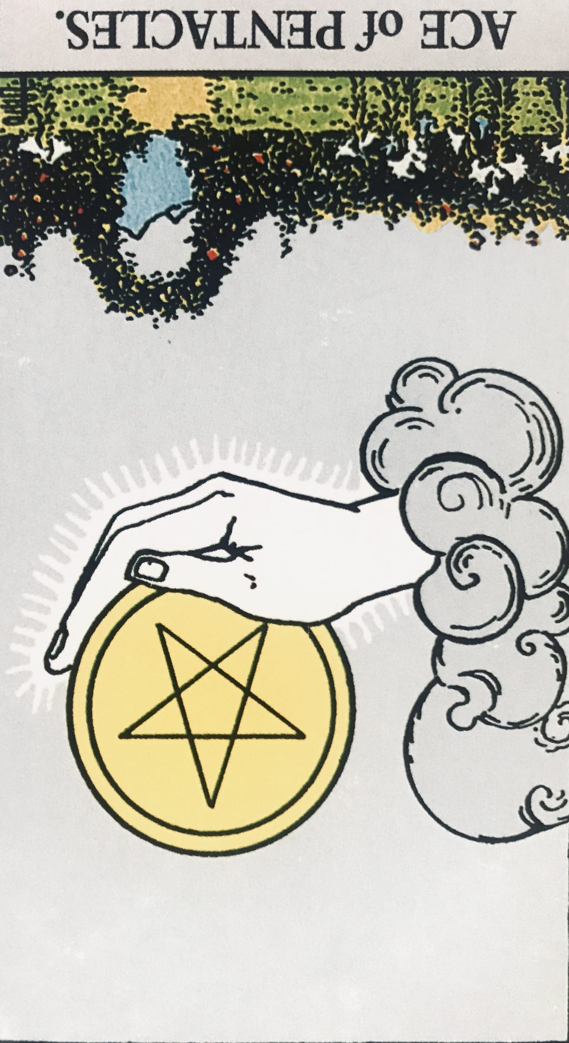 Ace of pentacles картинка